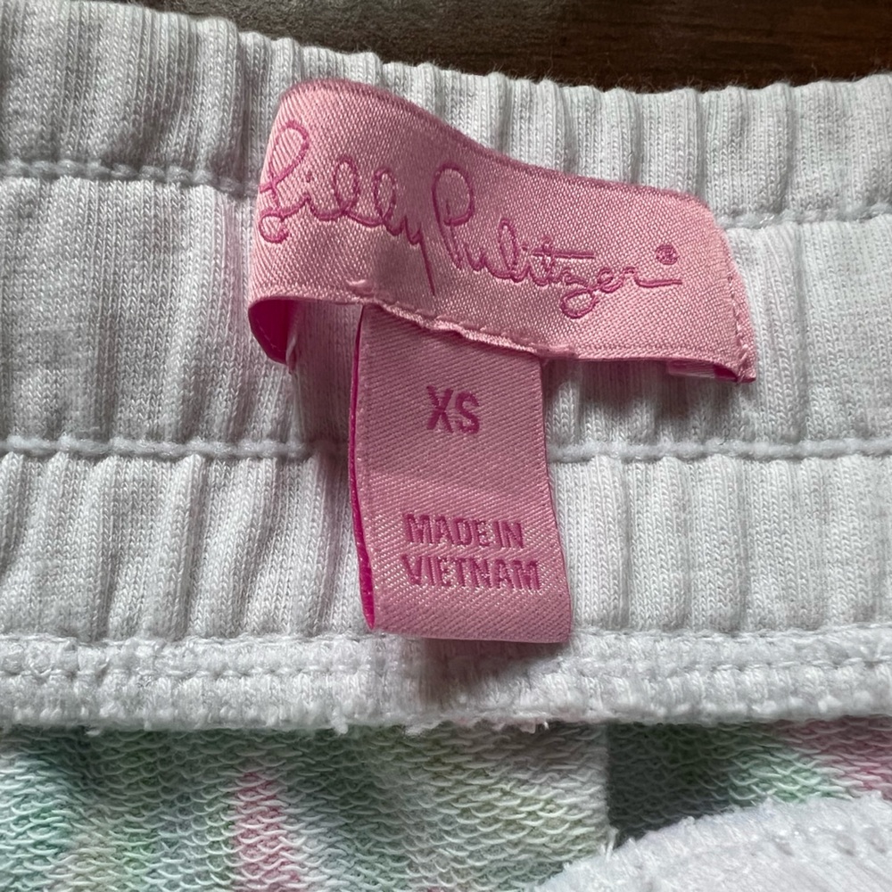 Lilly Pulitzer Zia Skirt Royal Lime Tiki Palm Pink Size XS EUC - Picture 4 of 4